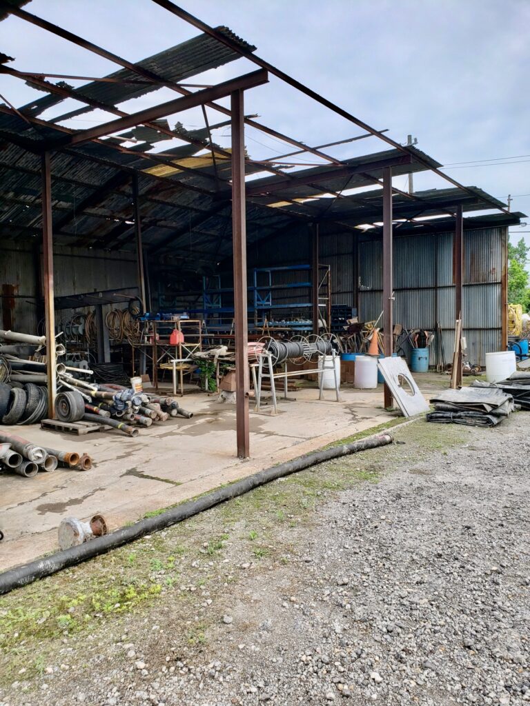 Metal storage building rehabilitation