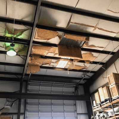 Metal building insulation